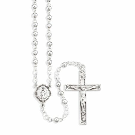 High Polished Sterling Silver Rosary