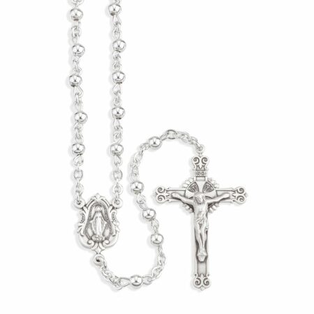 High Polished Sterling Silver Rosary