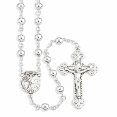High Polished Sterling Silver Rosary
