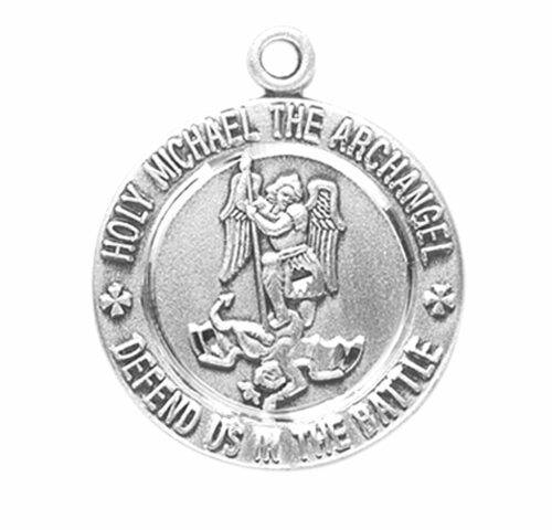 Sterling Silver Navy Medal with St. Michael on Reverse Side - Image 3