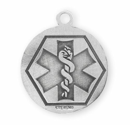 Saint Michael Sterling Silver EMT Medal - Image 2