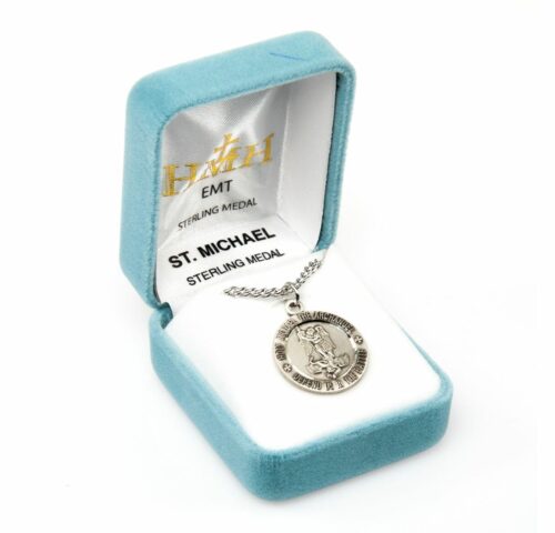 Saint Michael Sterling Silver EMT Medal - Image 4