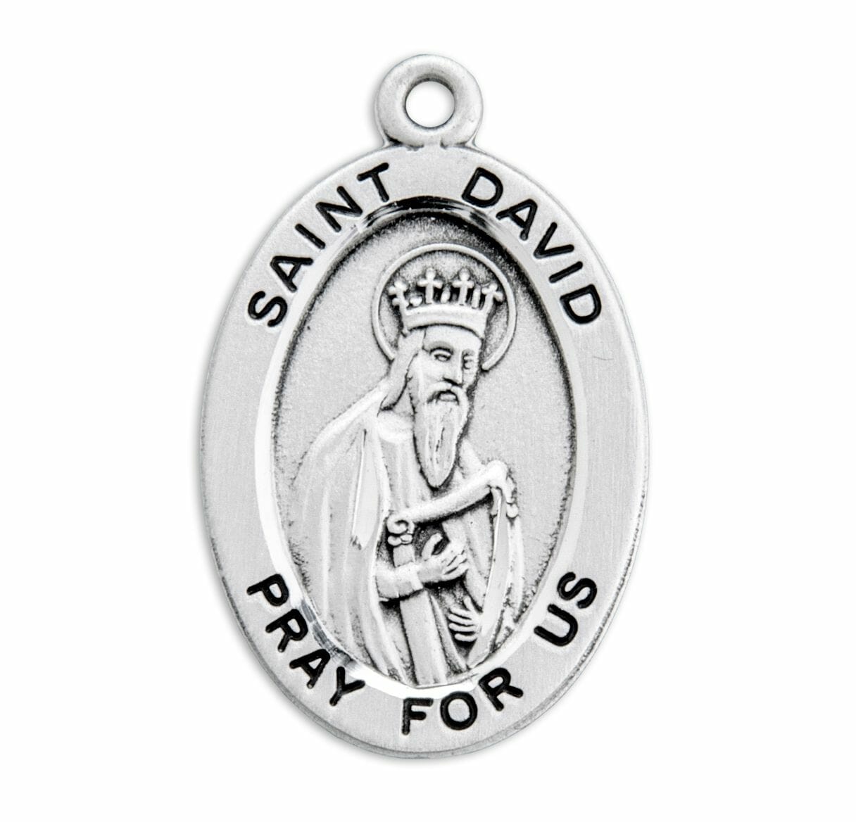 Patron Saint David Oval Sterling Silver Medal - Buy Religious Catholic ...