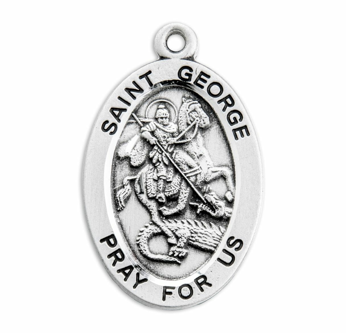 Patron Saint Oval Sterling Silver Medal Buy Religious Catholic