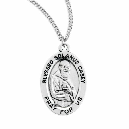 Blessed Solanus Casey Oval Sterling Silver Medal