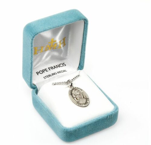 Pope Francis Oval Sterling Silver Medal - Image 4