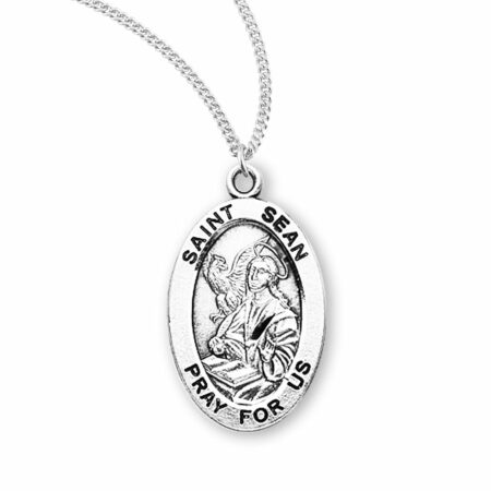 Patron Saint Sarah Oval Sterling Silver Medal