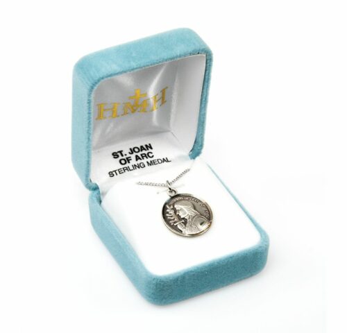 Patron Saint Joan of Arc Round Sterling Silver Medal - Image 4