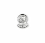 Sterling Silver Heart Shape Baby Miraculous Medal