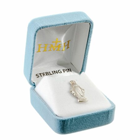 Sterling Silver Our Lady of Grace Lapel Pin