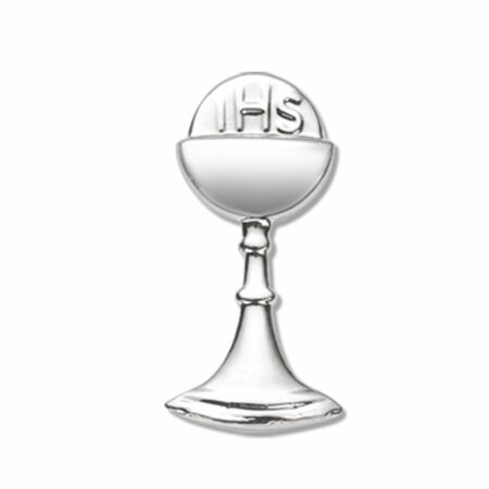 Sterling Silver Chalice Lapel Pin