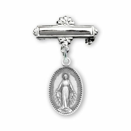 Sterling Silver Baby Miraculous Pin