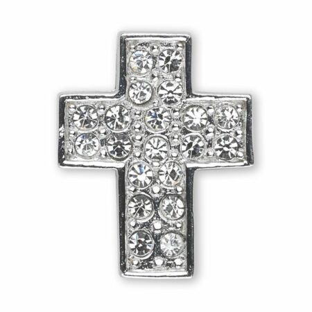 Sterling Silver Cross with Zirconia's "CZ's"