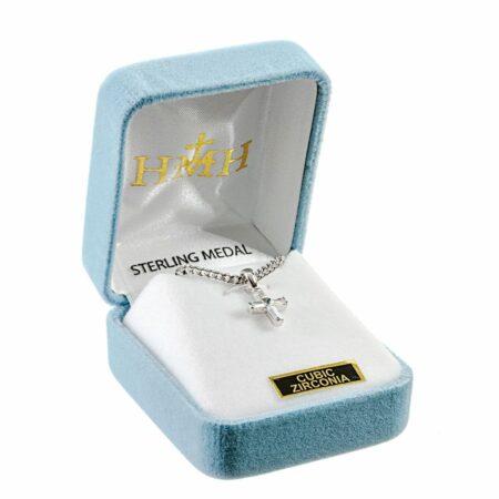 Sterling Silver Cubic Zirconia Cross