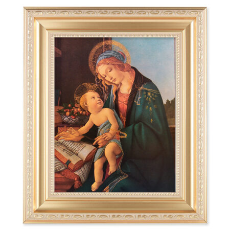 Madonna and Child Gold Framed Art