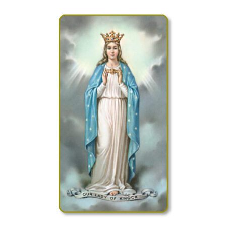 Our Lady of Knock Paper Holy Card - 100 Pack
