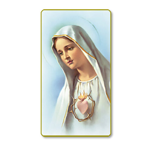 Immaculate Heart of Mary Paper Paper Holy Card - 100 Pack