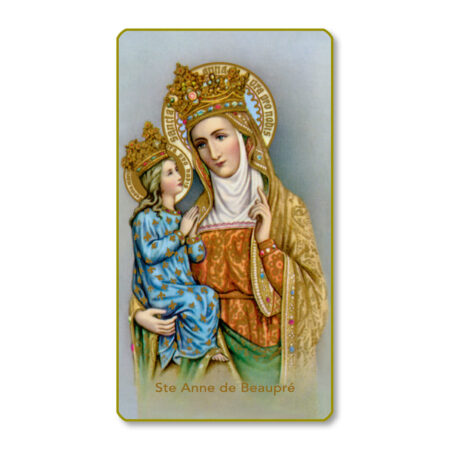 Saint Anne DeBeaupre Paper Holy Card - 100 Pack