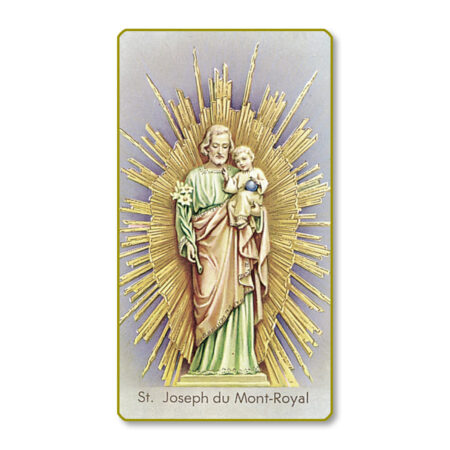 Saint Joseph Mont-Royal Paper Holy Card - 100 Pack