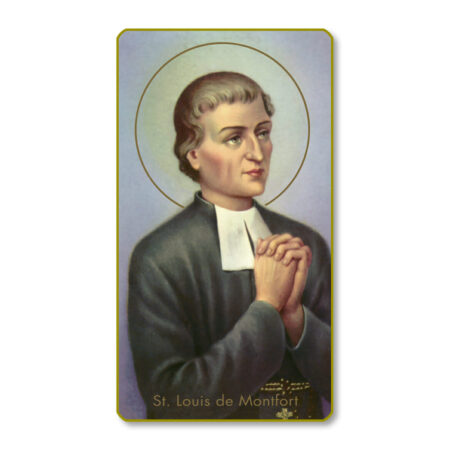 Saint Louis De Montfort Paper Holy Card - 100 Pack