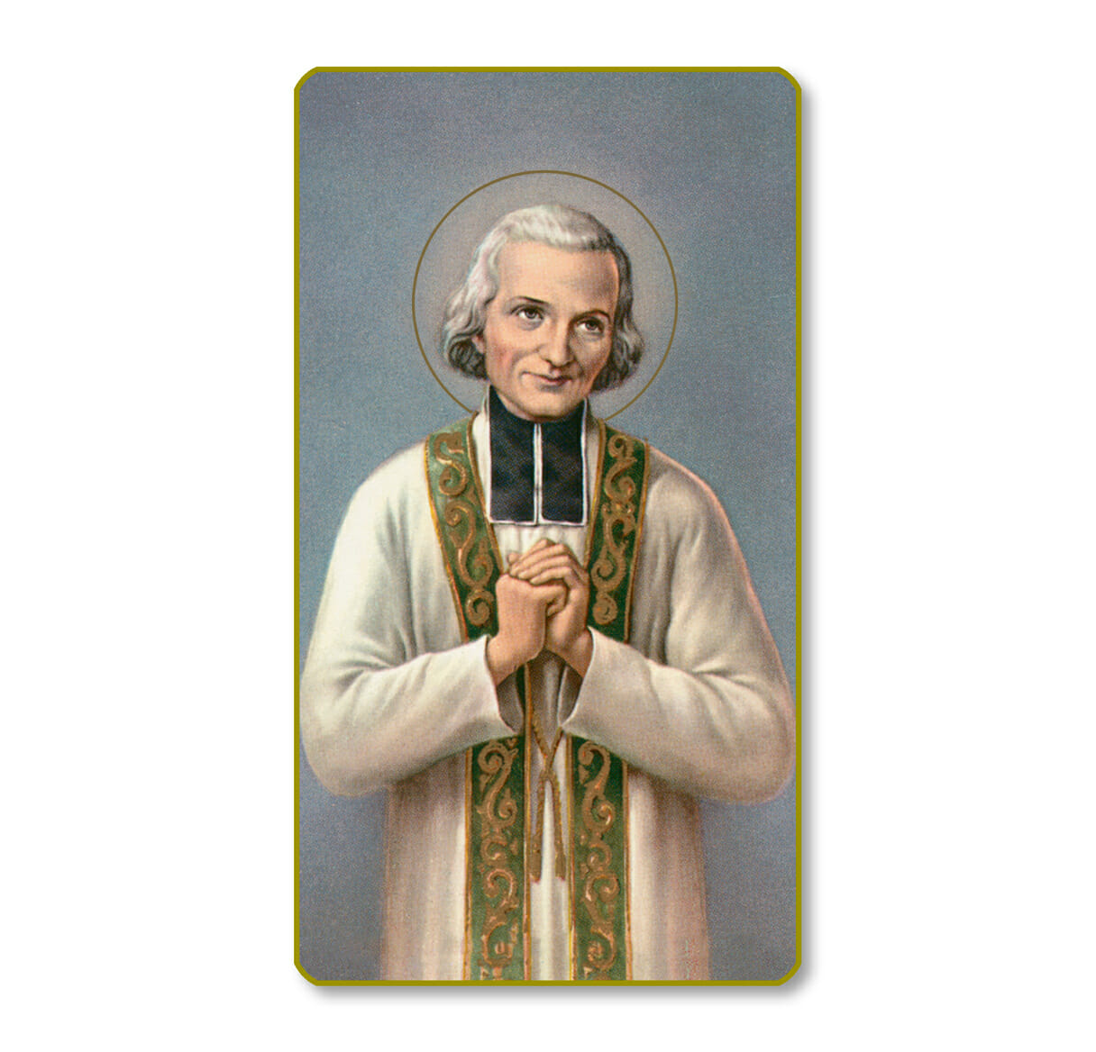 Saint St. John Mary Vianney with Short Biography - Paperstock Holy