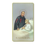 Saint Camillus De Lellis Paper Holy Card - 100 Pack