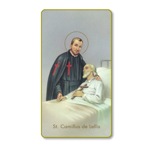 Saint Camillus De Lellis Paper Holy Card - 100 Pack