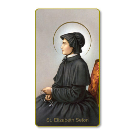 St Elizabeth Seton Paper Holy Card - 100 Pack