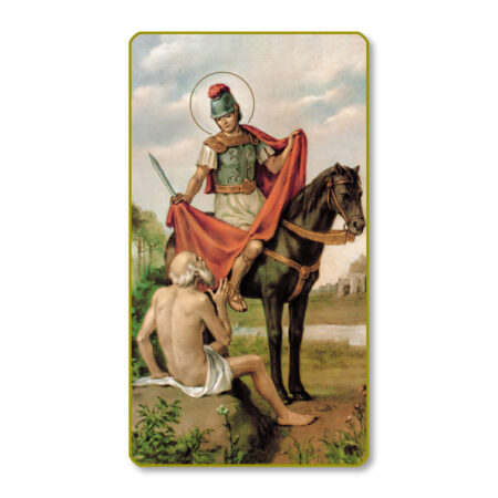 Saint Martin of Tours Paper Holy Card - 100 Pack