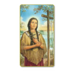 Kateri Tekakwitha Paper Holy Card - 100 Pack
