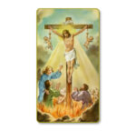 Crucifixion Paper Holy Card - 100 Pack