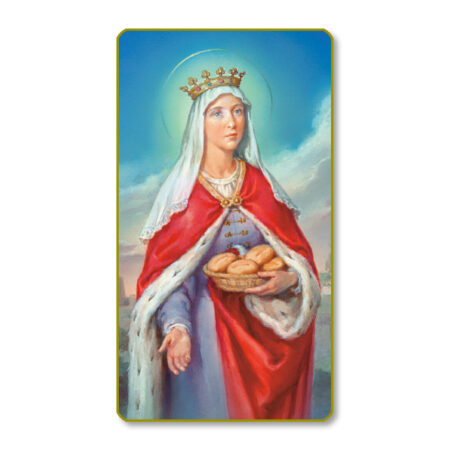 Saint Elizabeth of Hungary Paper Holy Card - 100 Pack