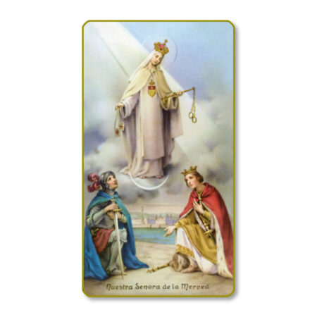 N.S.De La Merced Paper Holy Card - 100 Pack