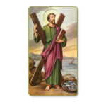 Saint Andrew Paper Holy Card - 100 Pack