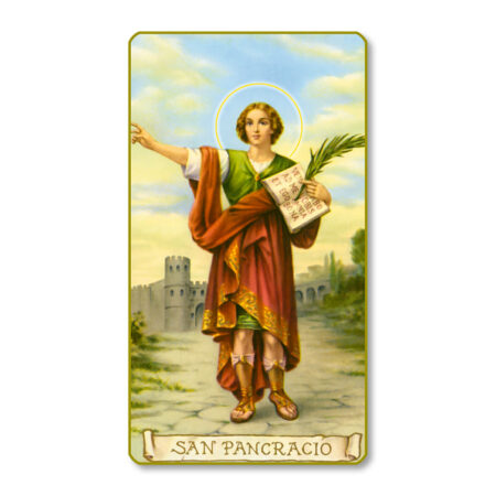 Saint Pancracio Paper Holy Card - 100 Pack