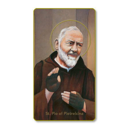 Saint Pio Paper Holy Card - 100 Pack