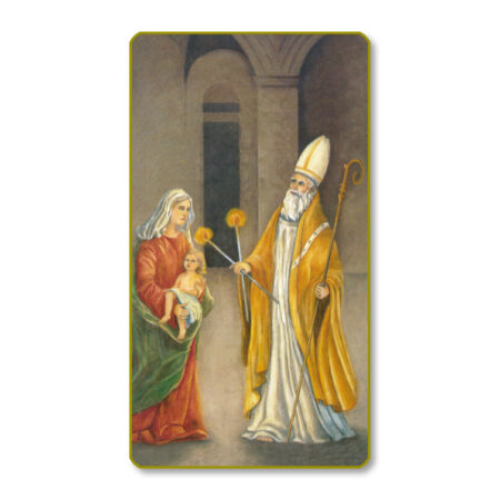 Saint Blaise Paper Holy Card - 100 Pack