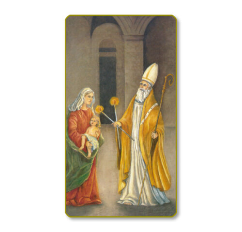 Saint Blaise Paper Holy Card - 100 Pack