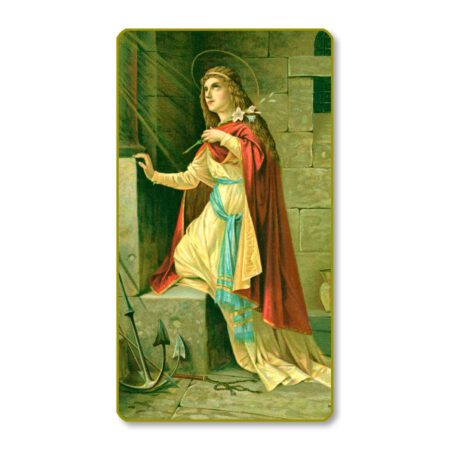 Saint Philomena Paper Holy Card - 100 Pack