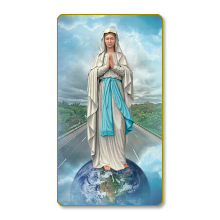 Our Lady of the Highway Paper Holy Card - 100 Pack