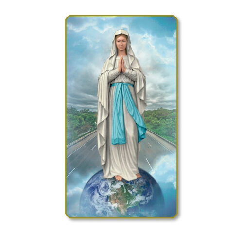 Our Lady of the Highway Paper Holy Card - 100 Pack