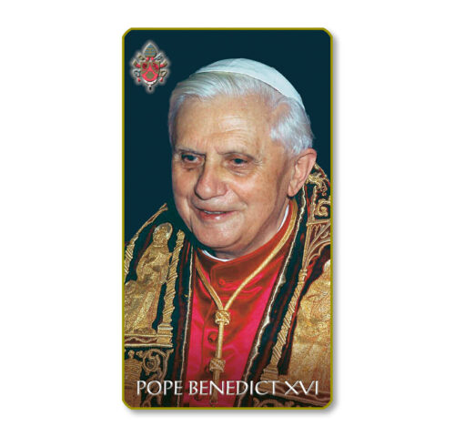 Pope Benedict XVI Paper Holy Card - 100 Pack