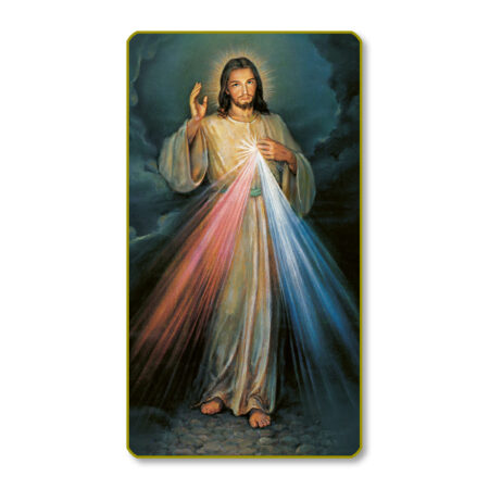 The Divine Mercy Paper Holy Card - 100 Pack