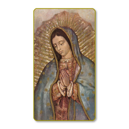Our Lady of Guadalupe Bust Paper Holy Card - 100 Pack