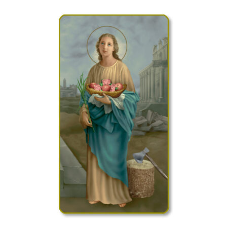 Saint Dorothy Paper Holy Card - 100 Pack