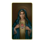 Immaculate Heart of Mary Paper Holy Card - 100 Pack