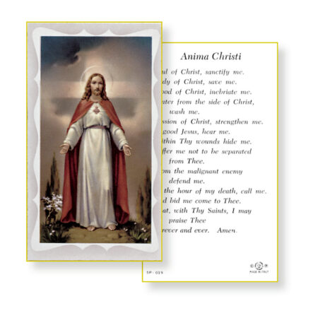 Anima Christi Holy Card - 100 Pack