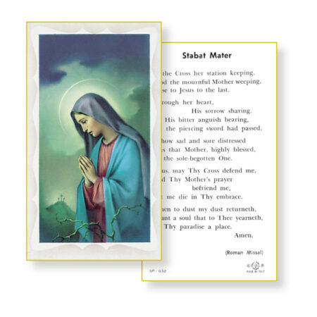 Mother of Sorrows Holy Card - 100 Pack