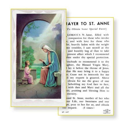 Saint Anne Holy Card - 100 Pack