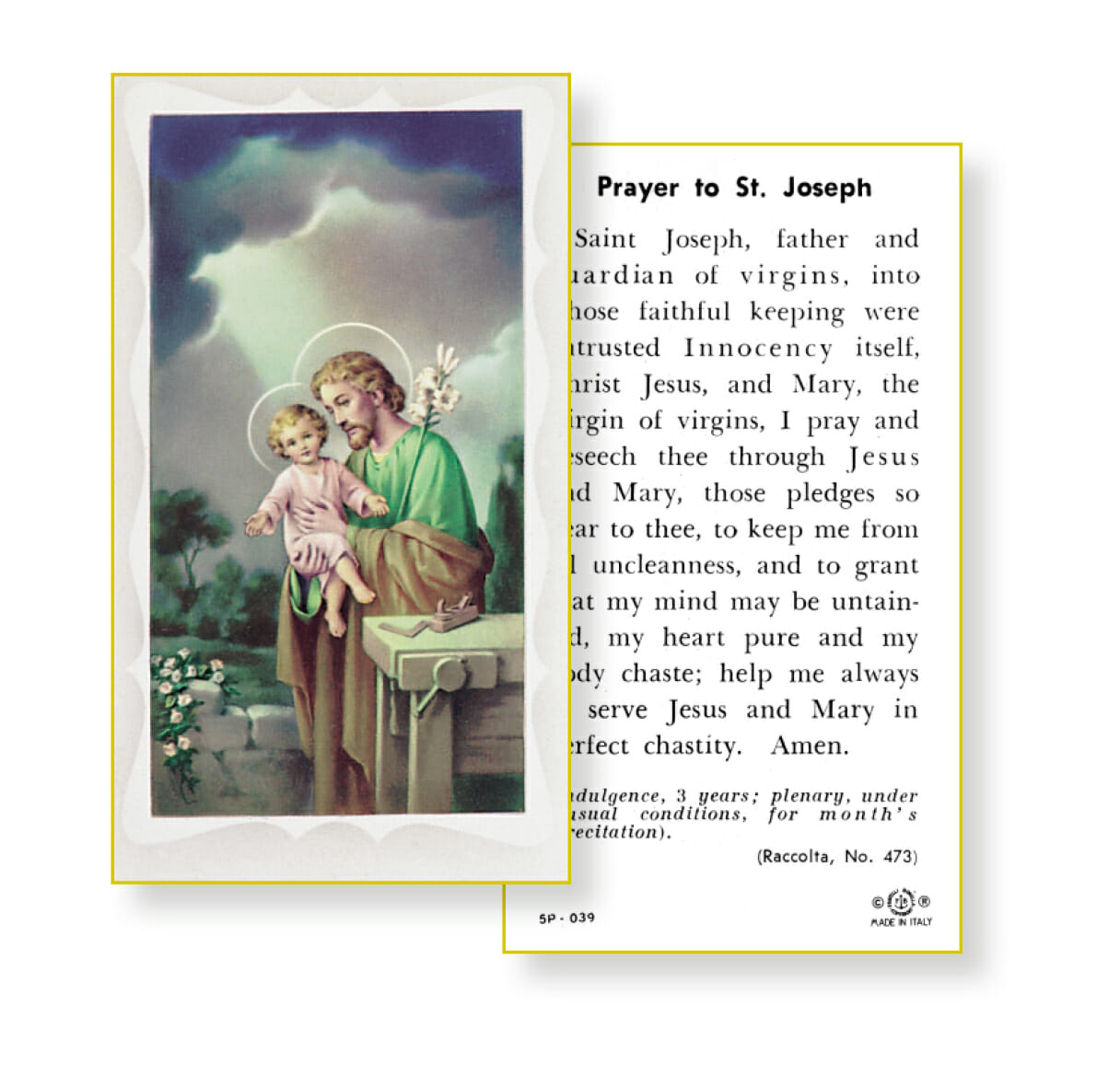 Saint Bernard Laminated Holy Card - 25 Pack - Buy Religious Catholic Store